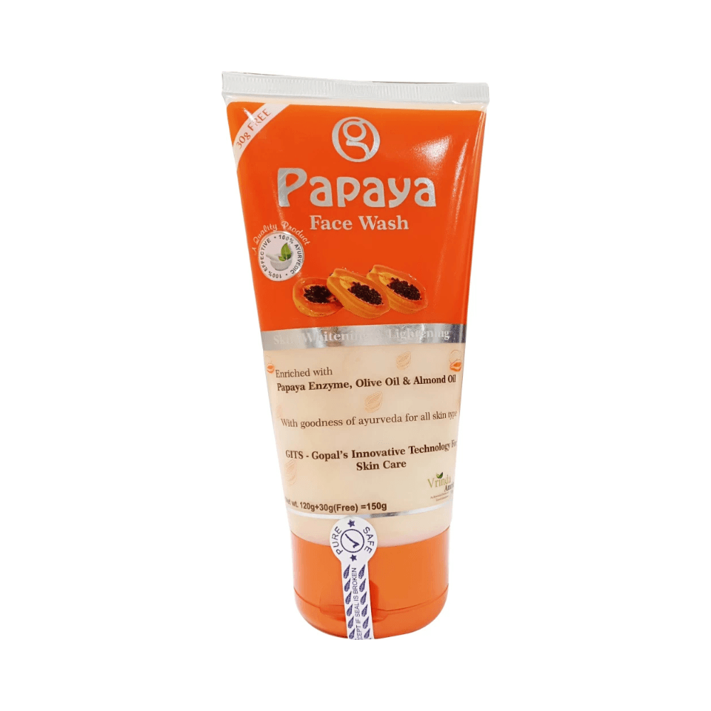 Vrinda Amrit Papaya Face Wash (150gm) - My Store
