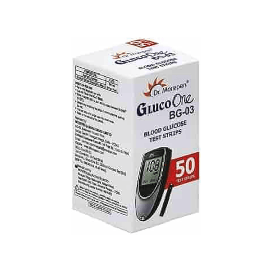 Dr Morepen Gluco One BG 03Test Strip (Only Strips) (50 Strips) - My Store