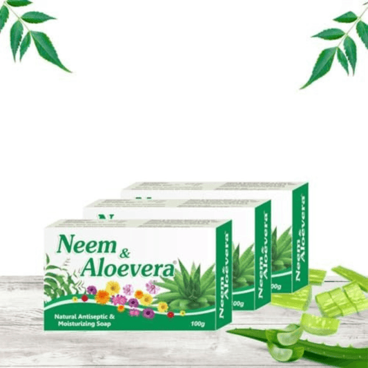 PIL Dermacare Neem & Aloevera Soap (100gm Pack Of 3) - My Store