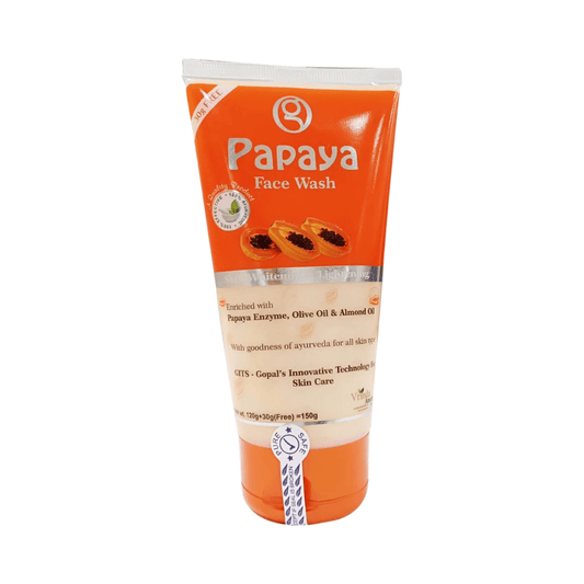 Vrinda Amrit Papaya Face Wash (150gm) - My Store