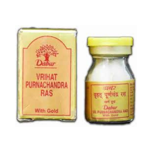 Dabur Vrihat Purnachandra Ras With Gold (10tab)
